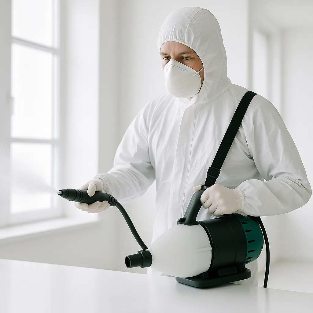 Désinfection de surfaces contaminées