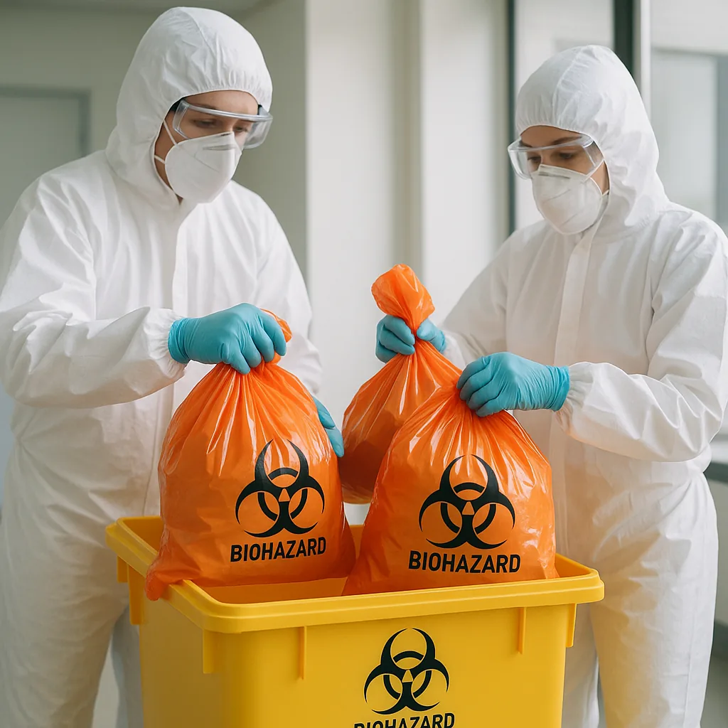 Élimination des déchets biologiques