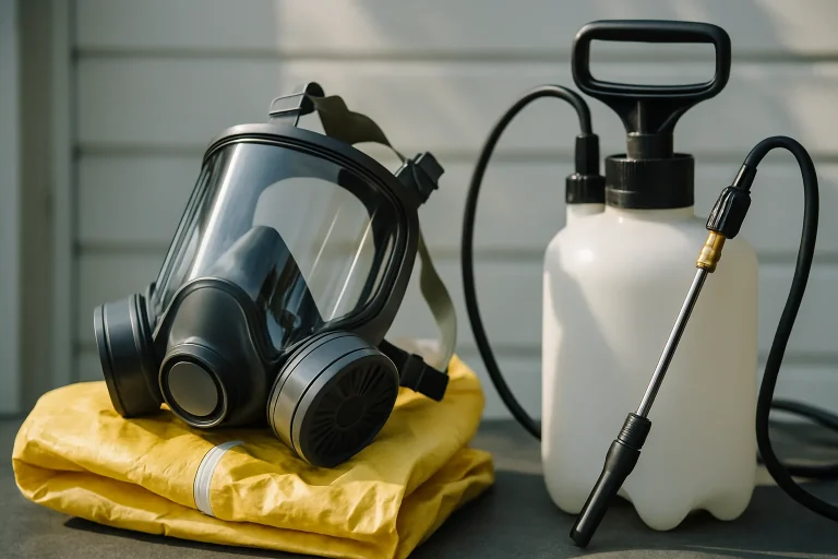 Gros plan sur des équipements modernes de décontamination sous lumière naturelle