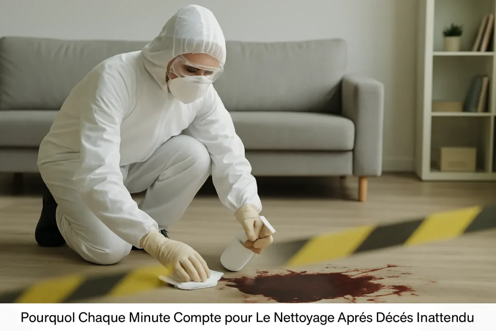 Pourquoi Chaque Minute Compte pour Le Nettoyage Après Décès Inattendu