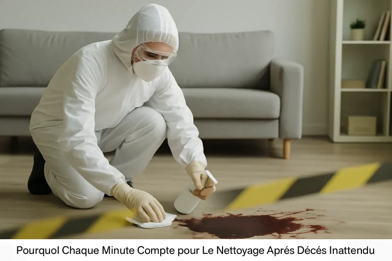 Pourquoi Chaque Minute Compte pour Le Nettoyage Après Décès Inattendu